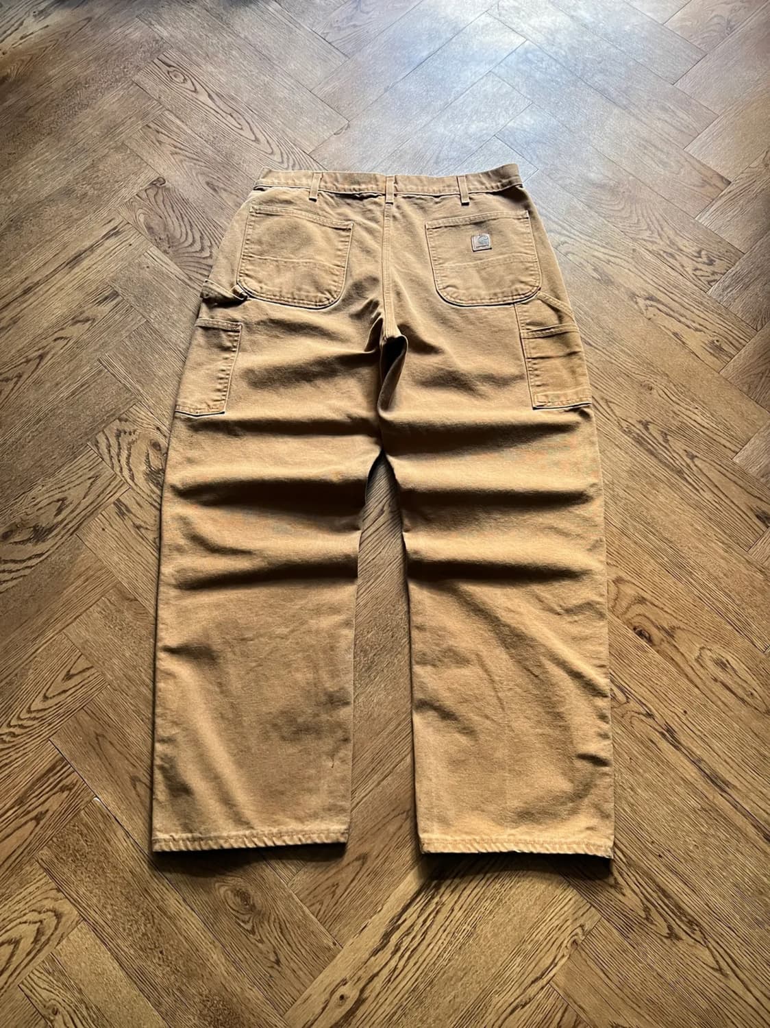 [38]칼하트 USA 브라운 싱글니 카펜터 워크팬츠 상품이미지1