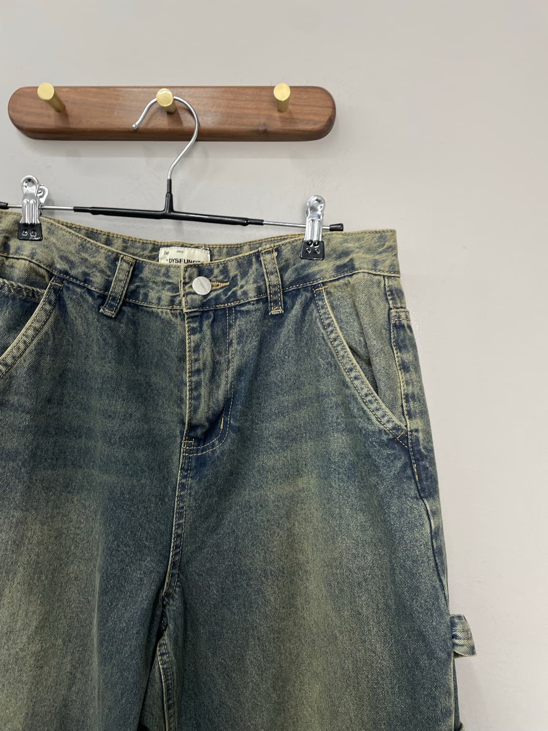 디스펑트 워싱 카펜터 데님 팬츠 H1548 상품이미지4