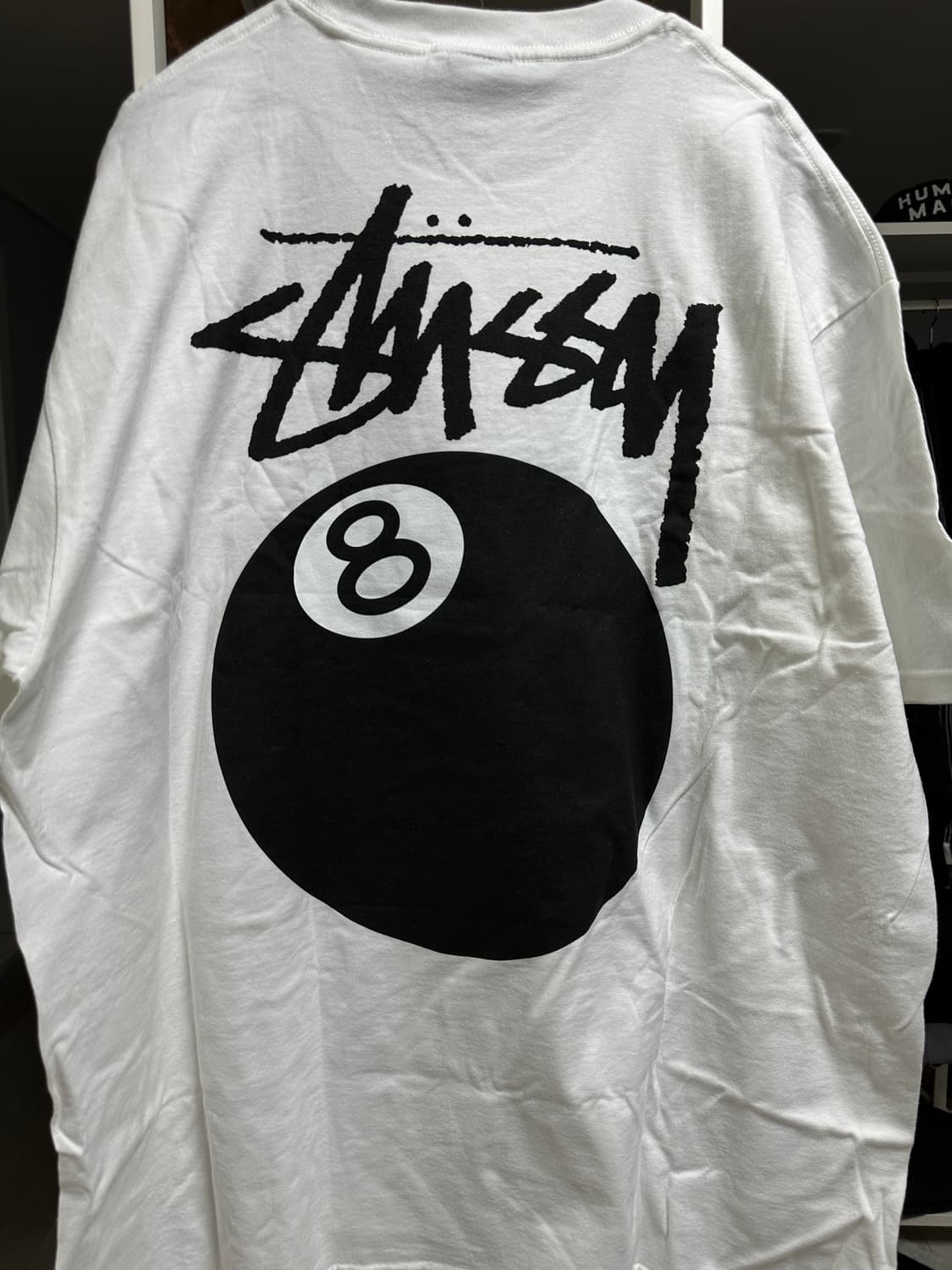 [XL] 스투시 8볼 티셔츠 화이트 상품이미지4