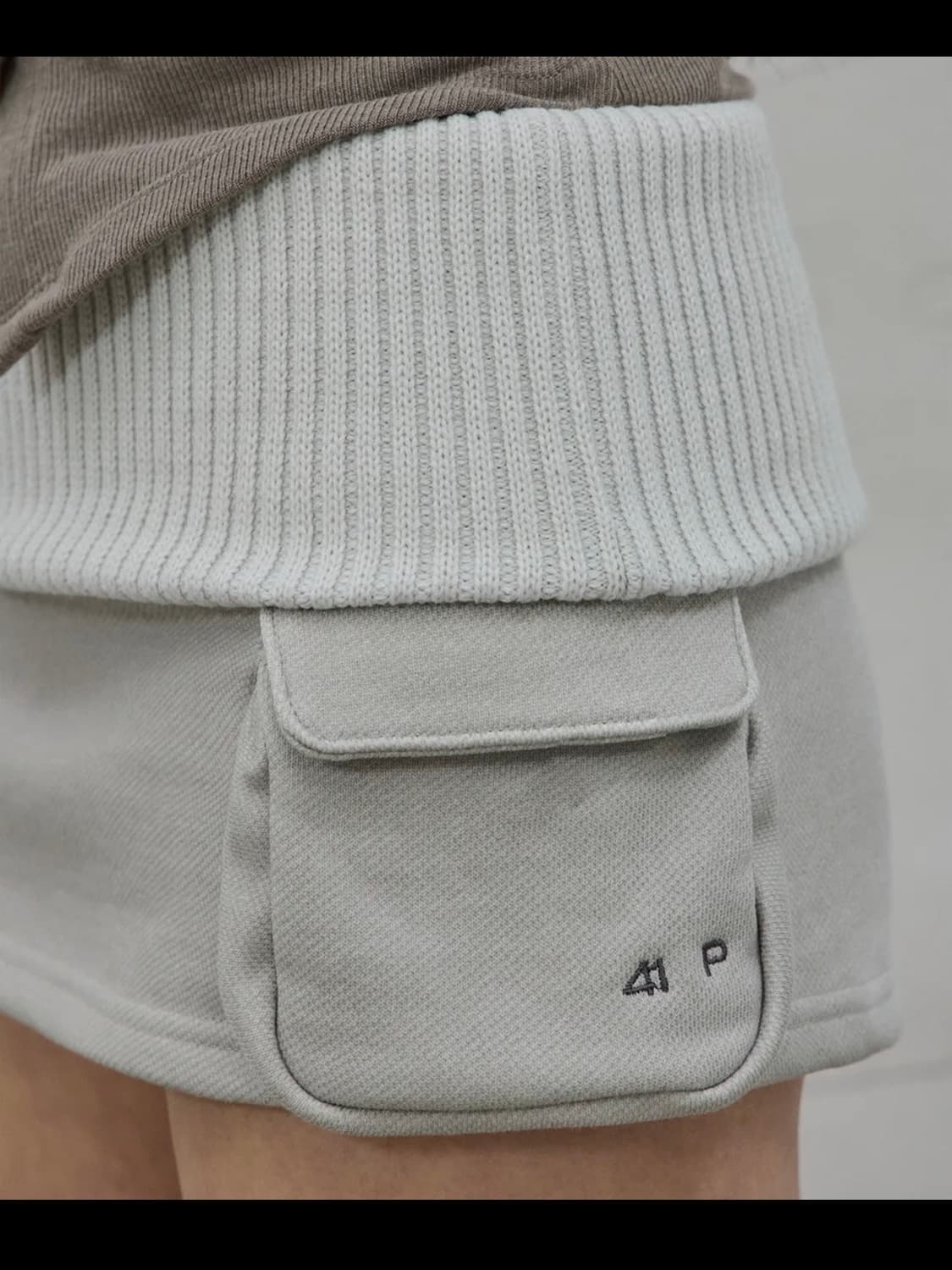 41PRAY 사일프레이 니트 스커트 쇼츠 상품이미지3