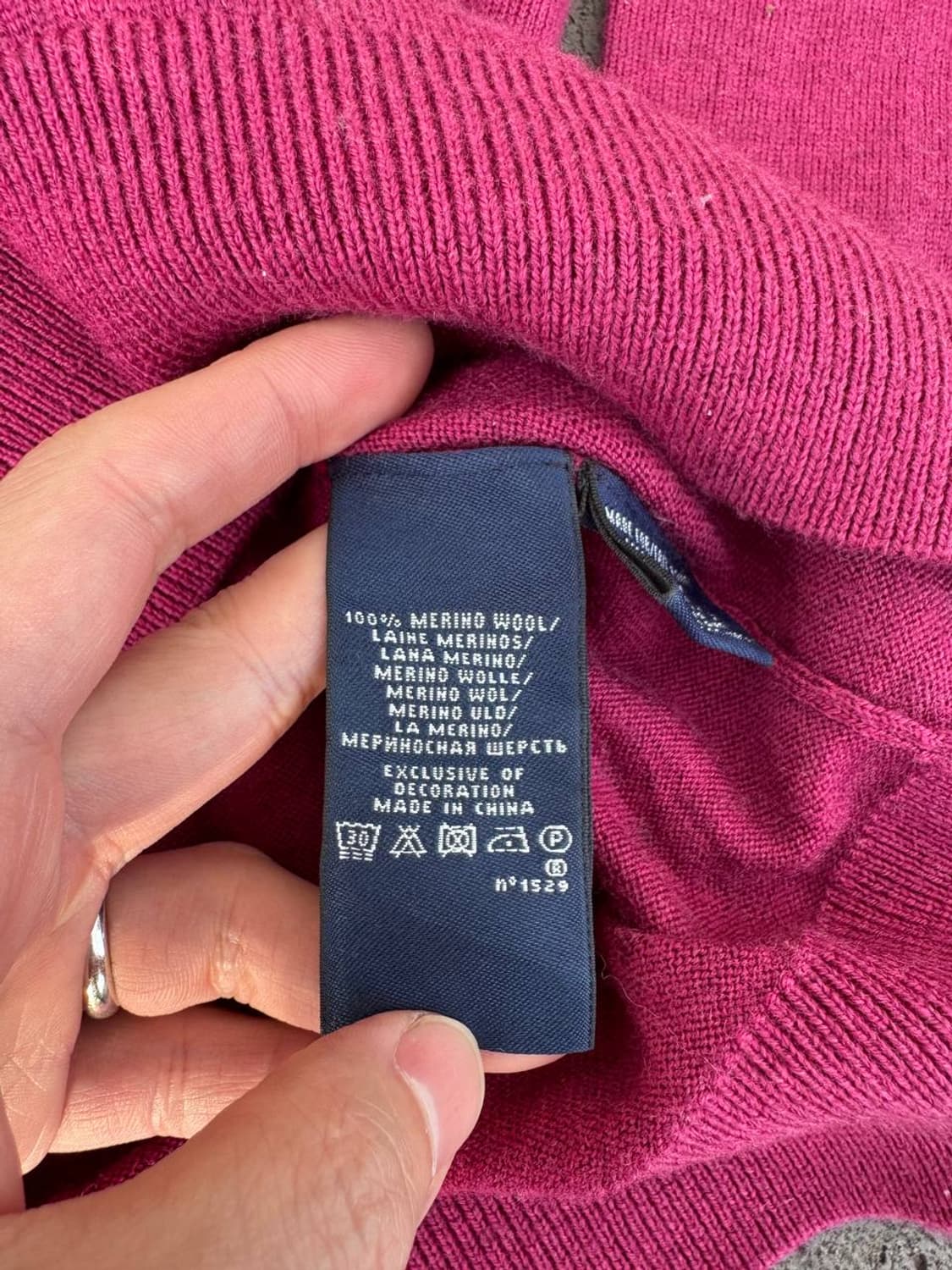 PRL sports vneck merino wool sweater 상품이미지4