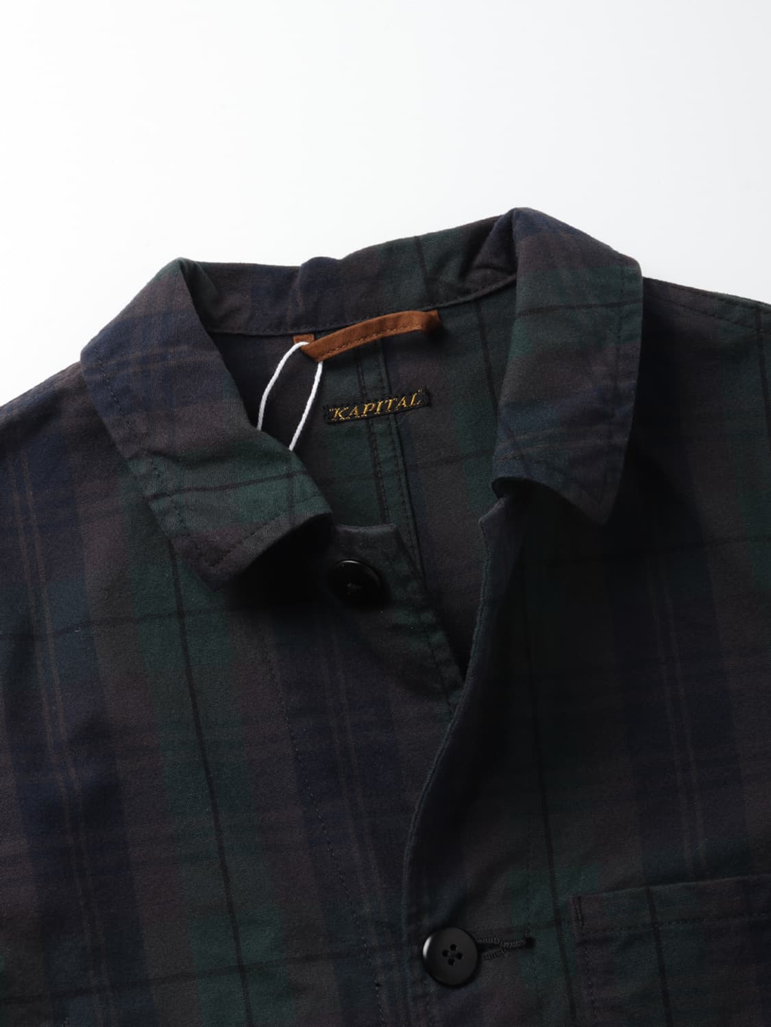 KAPITAL Plaid Shop Coat 상품이미지5