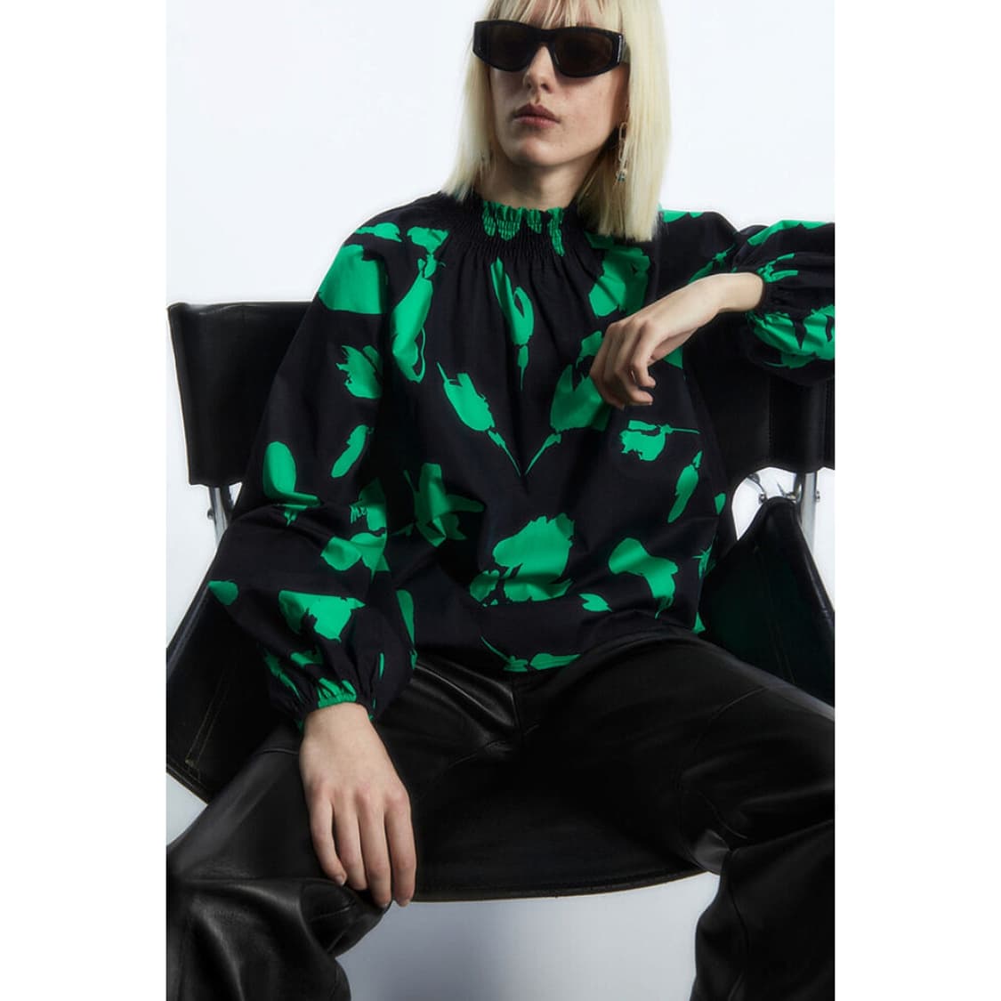 코스 COS 프린팅 스모크 블라우스 상품이미지2