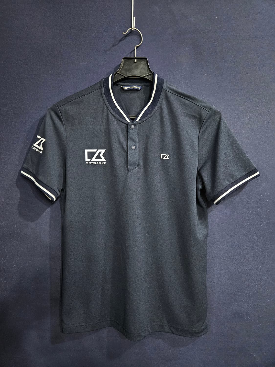 커터앤벅 그레이.네이비 남성 100 골프 반팔티  상품이미지3