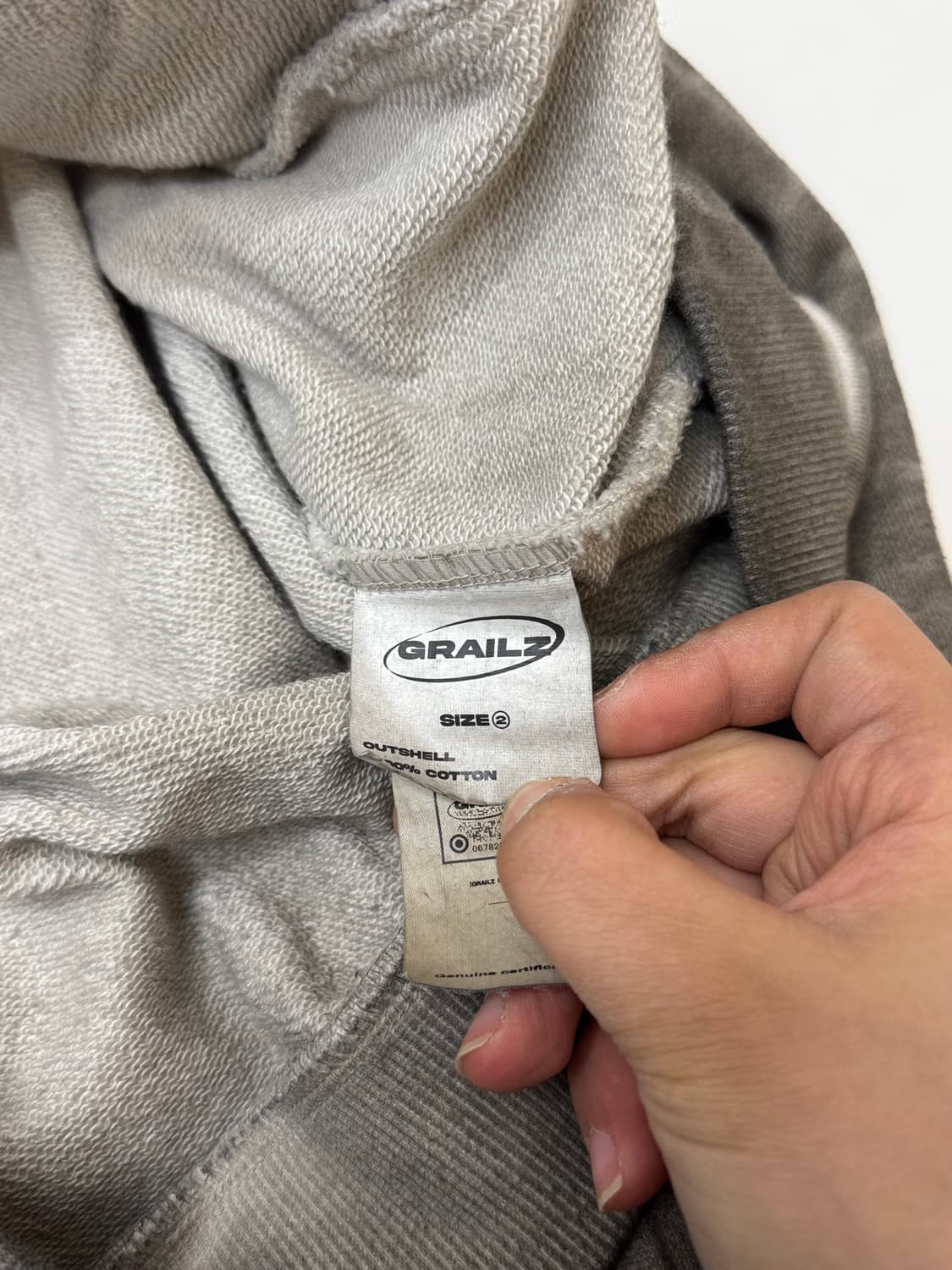 GRAILZ 그레일즈 LUNAR GEOMETRY 브라운 후드 상품이미지8