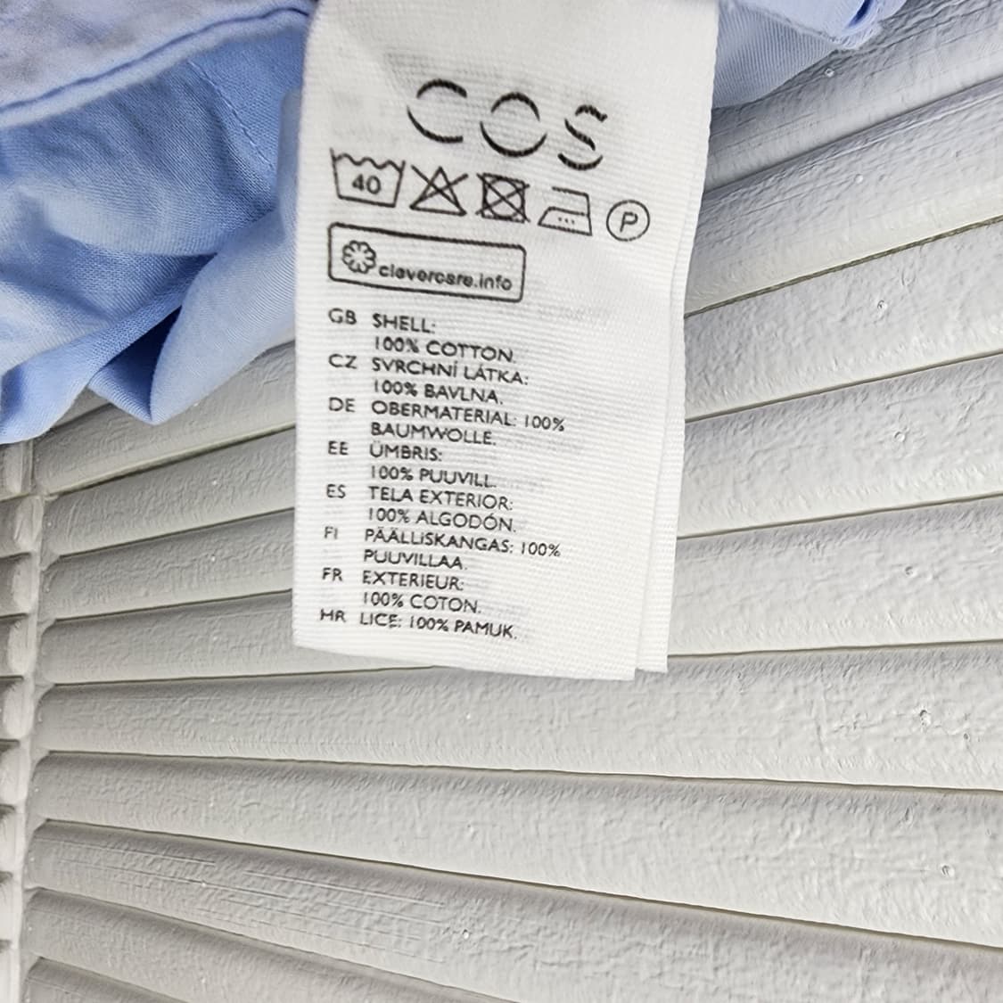 [66]코스 퍼프 슬리브 코튼 원피스 상품이미지5