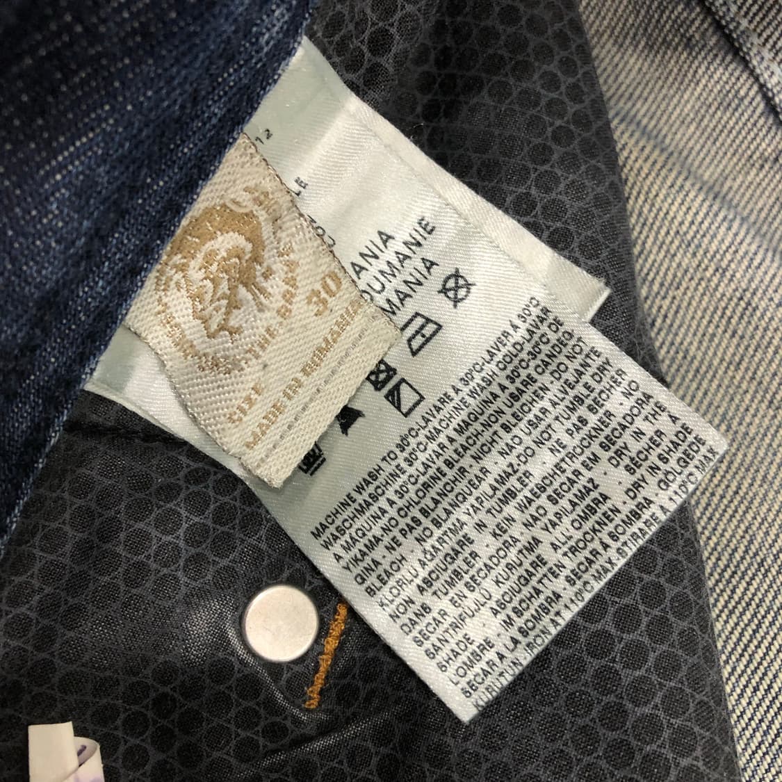 디젤 X 아디다스 워싱 디스 데님팬츠 상품이미지9