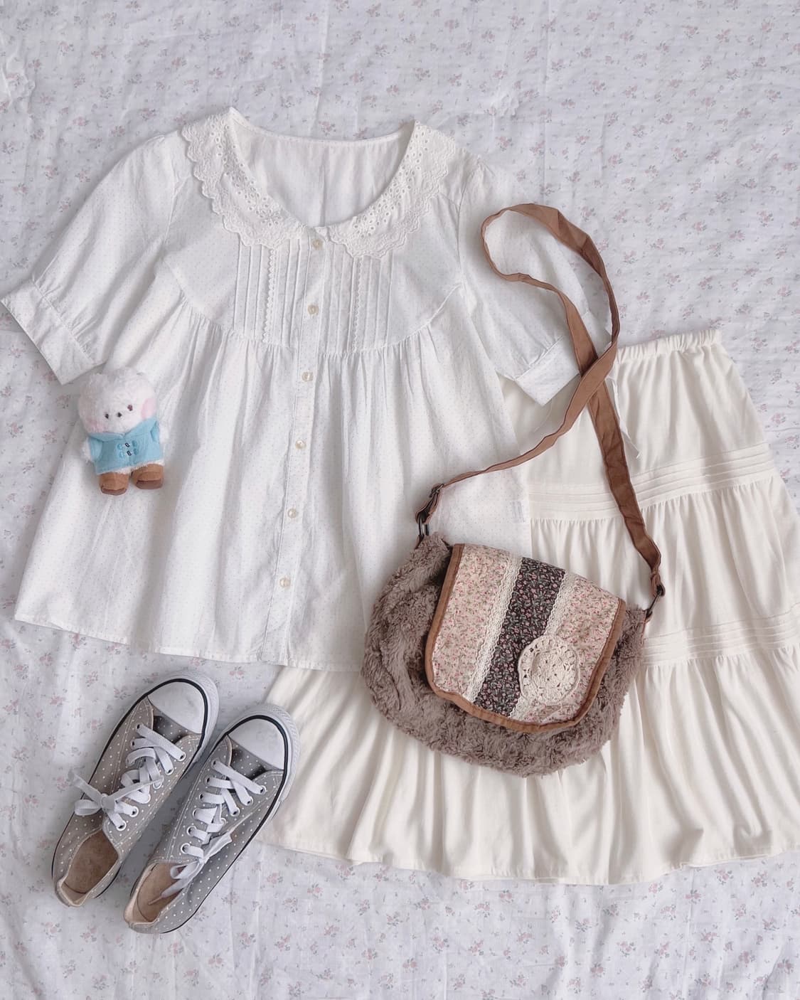 민트도트 블라우스 상품이미지1