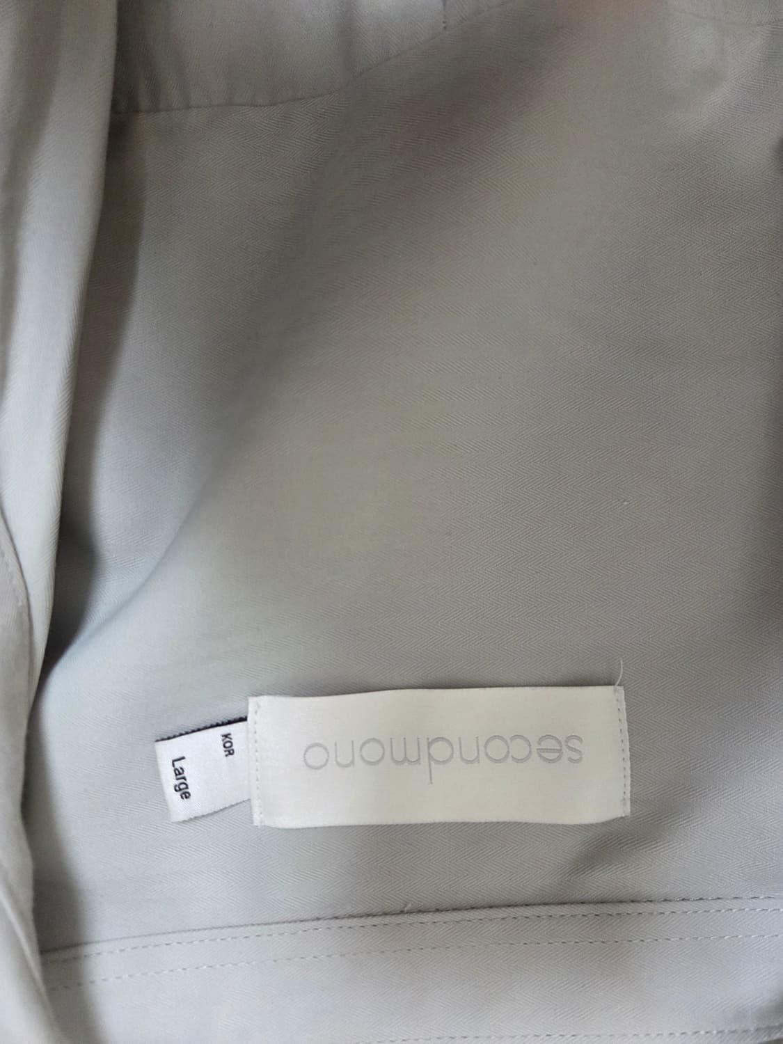 세컨모놀로그 코튼 셔츠 상품이미지4