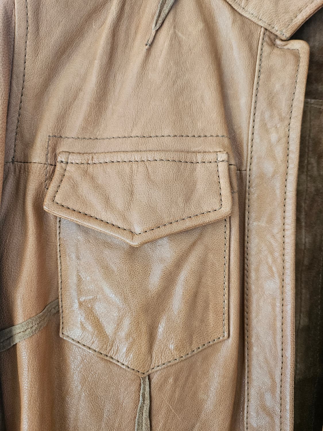 분더샵 양가죽 셔츠형 자켓 상품이미지3