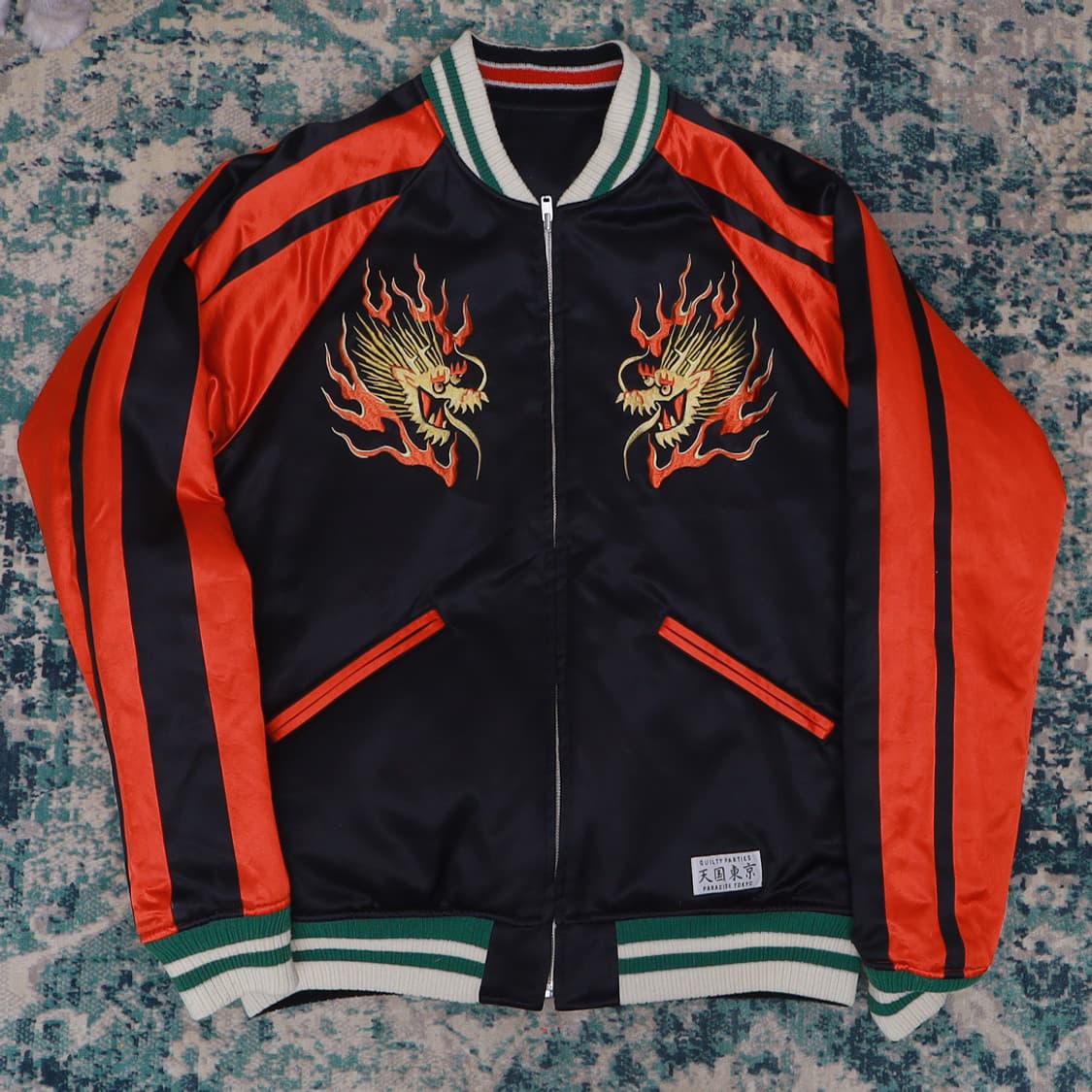 Wacko maria 18FW 리버시블 스베니어 자켓 스카잔 L 상품이미지4