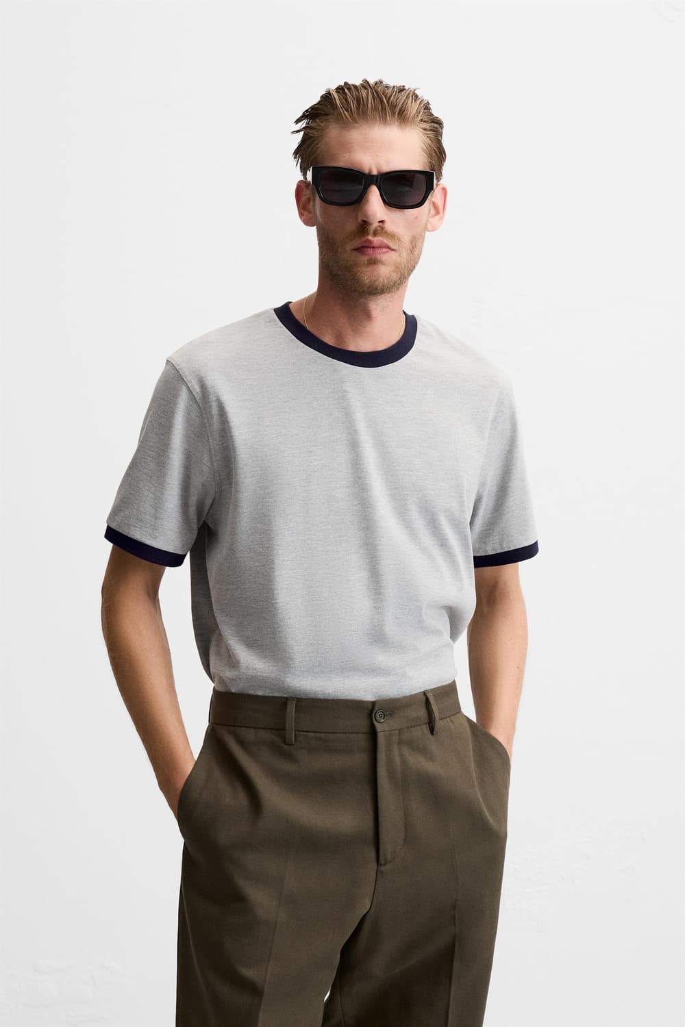 XL - ZARA 자라 링거티 그레이 상품이미지3