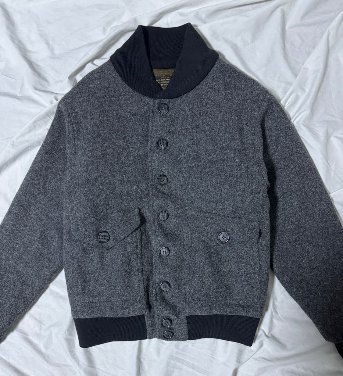 Ymclky A-1 울 플라이트 자켓 밀리터리 상품이미지3