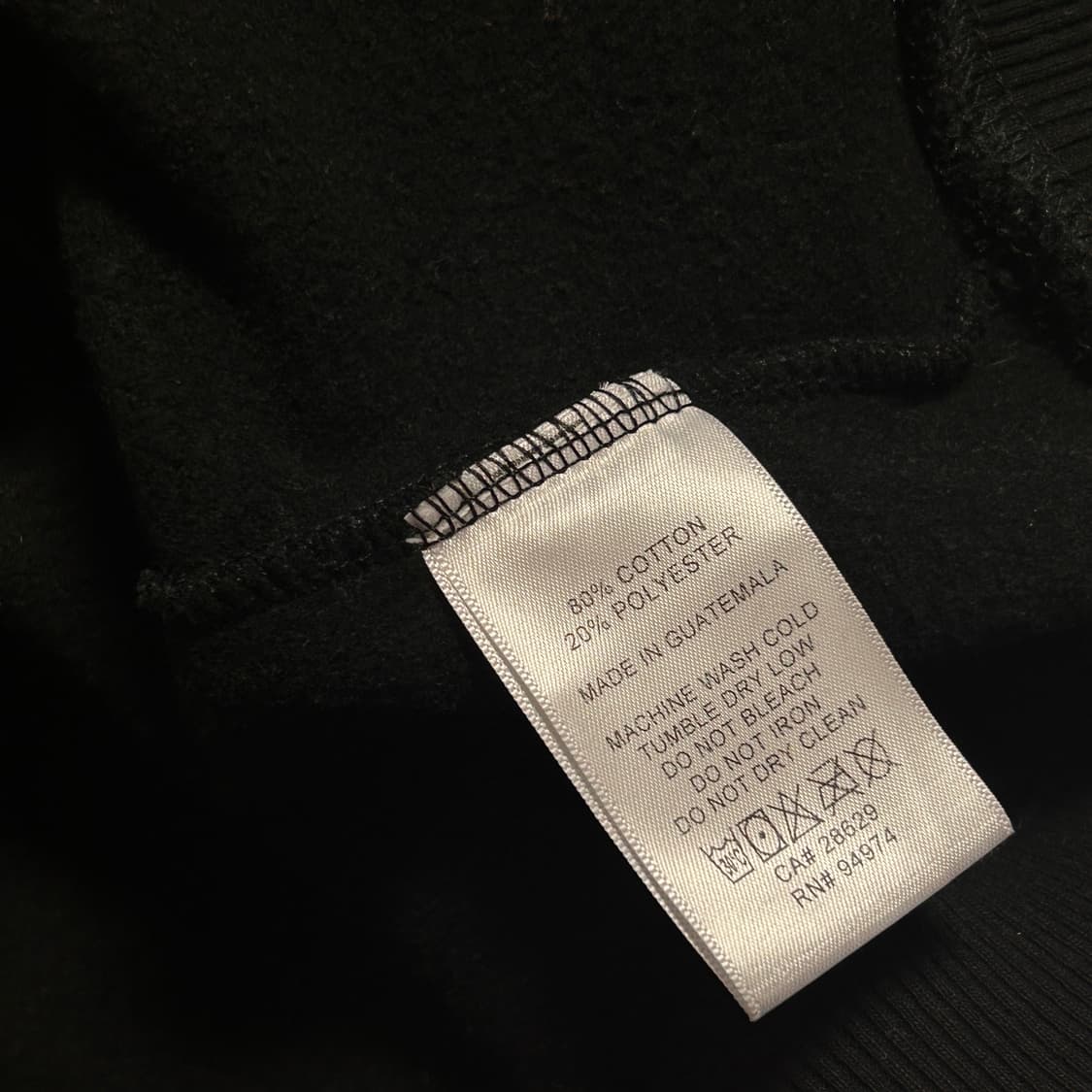 스투시 다이스 로고 블랙 후드티 상품이미지7