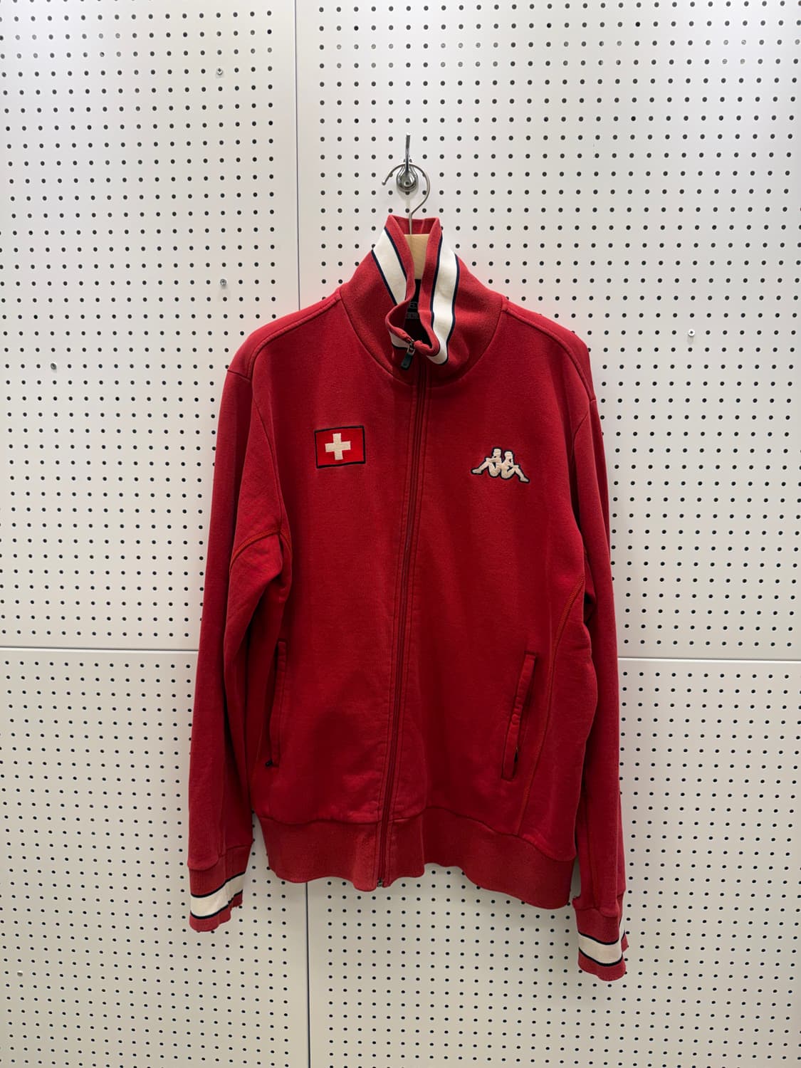 카파 스위스 국대 빅로고 스웻 집업 자켓  U37 상품이미지2