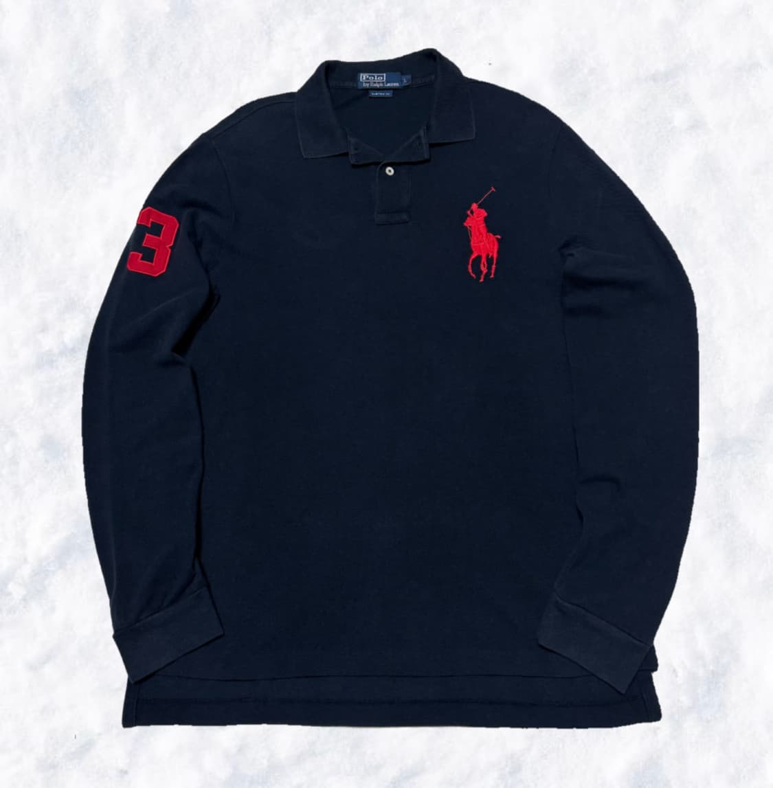 폴로 랄프로렌 빅포니 검빨 긴팔 상품이미지1