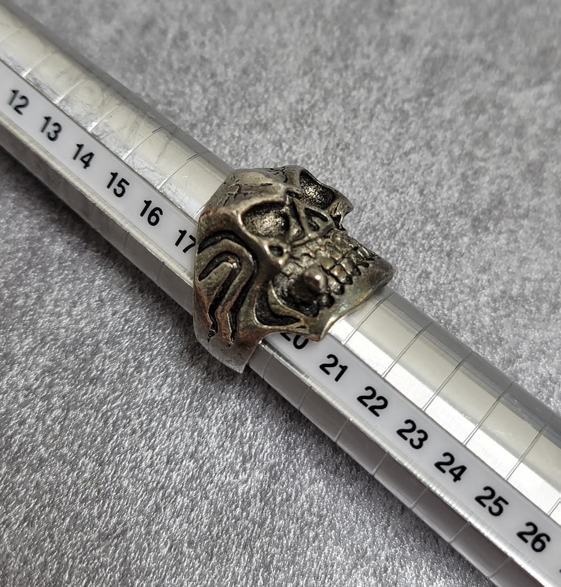 빈티지 스컬 해골반지 상품이미지8