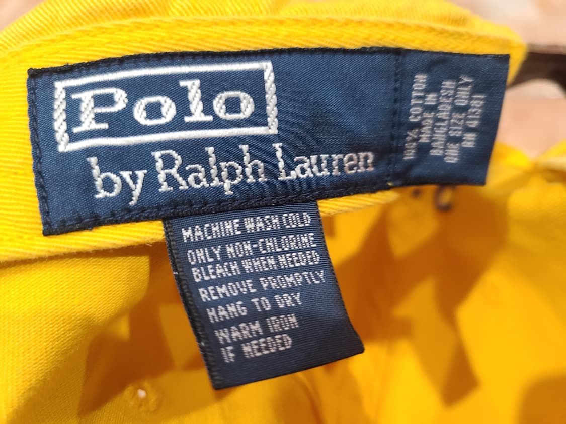 폴로랄프로렌 볼캡 옐로우 상품이미지4