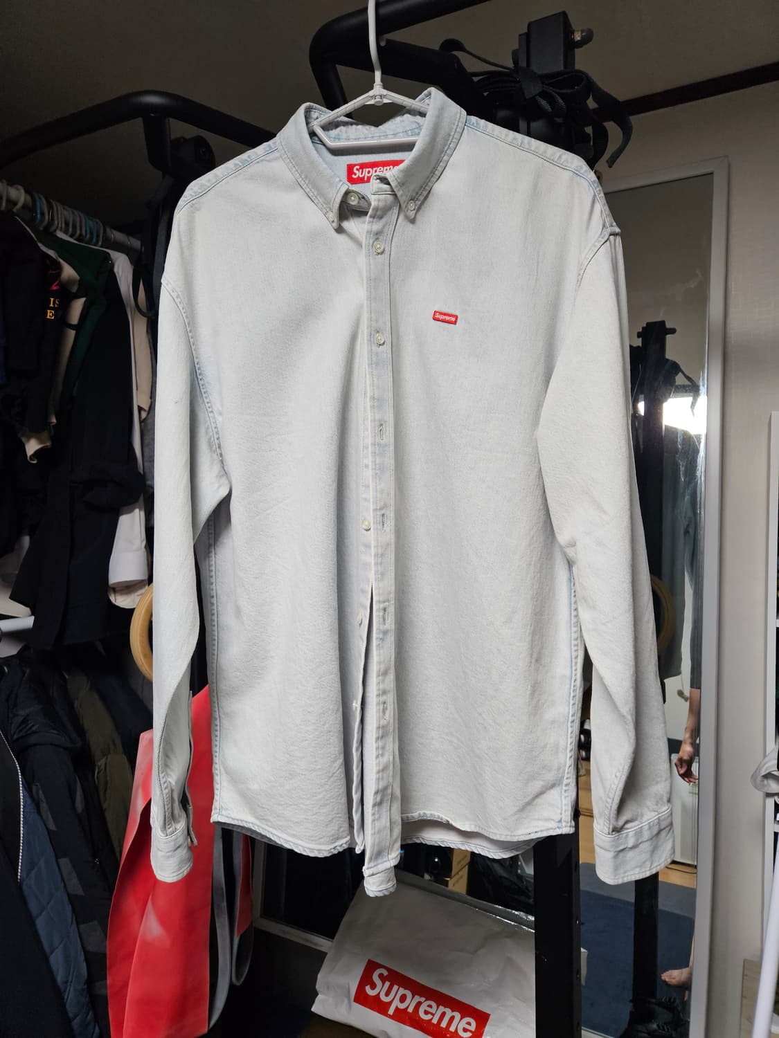 슈프림 스몰 박스 셔츠 데님 (23SS) L 상품이미지1