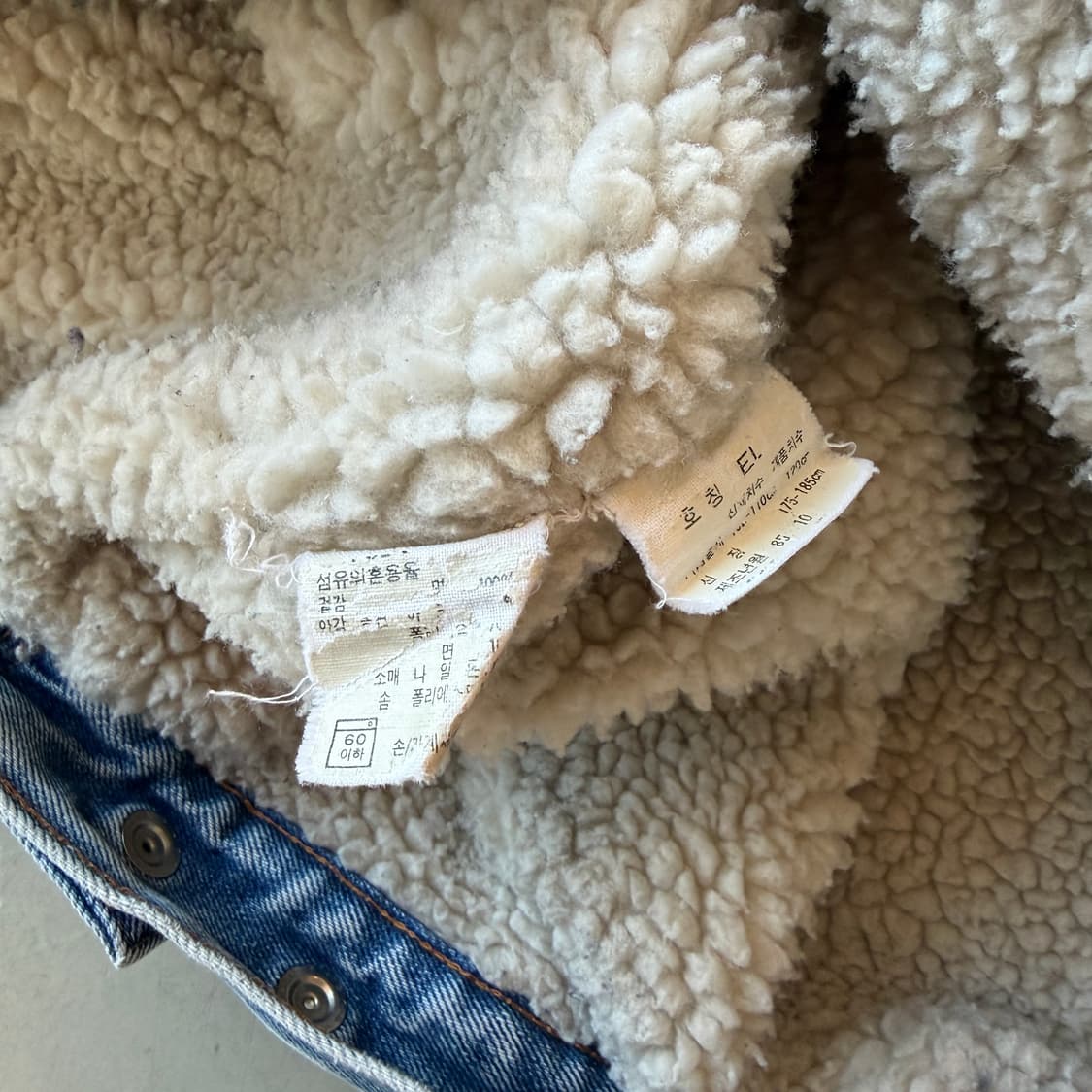 85s 리바이스 오렌지탭 쉐르파 트러커 자켓 상품이미지9