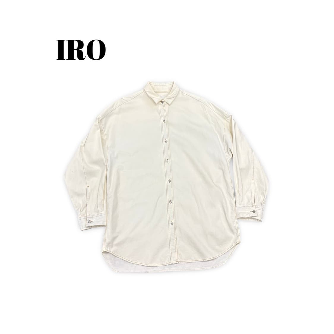 (100)IRO 아이보리셔츠 상품이미지1