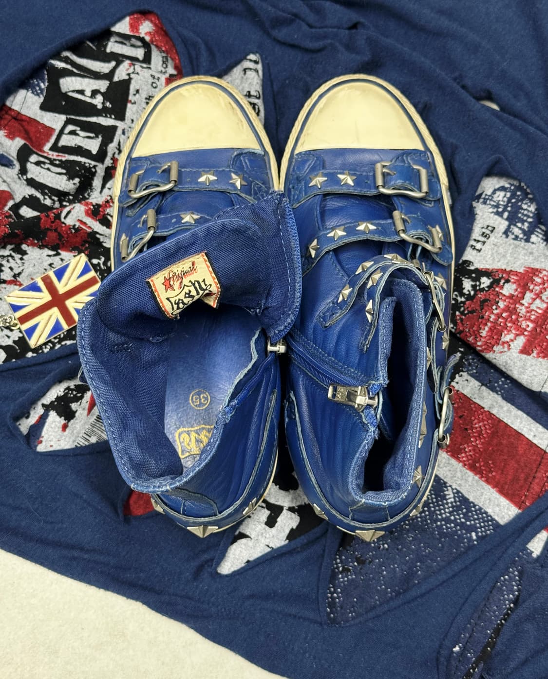 ASH 별스터드 버클 하이탑 스니커즈 상품이미지3