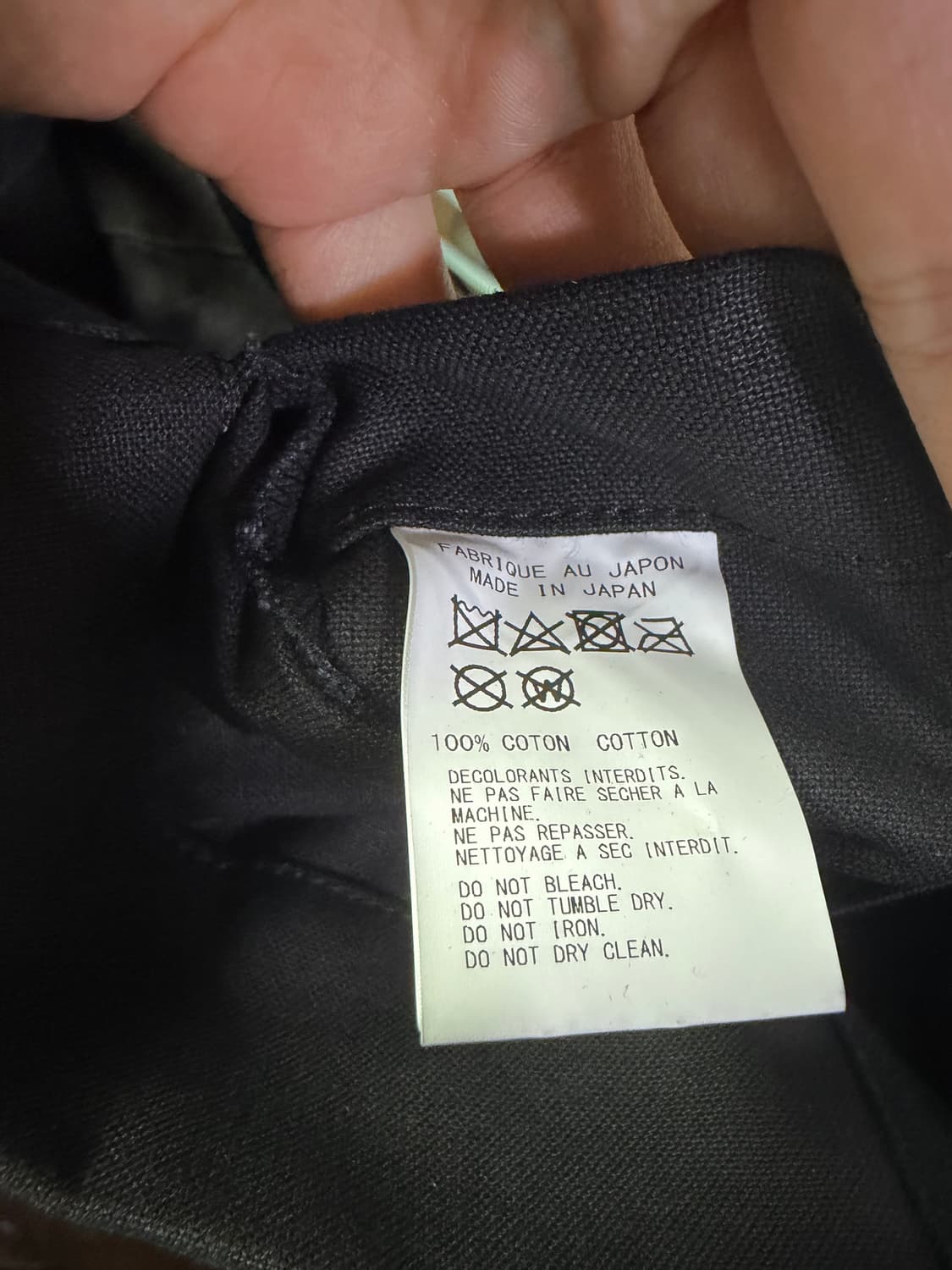 요지야마모토 코튼 토트백 상품이미지2