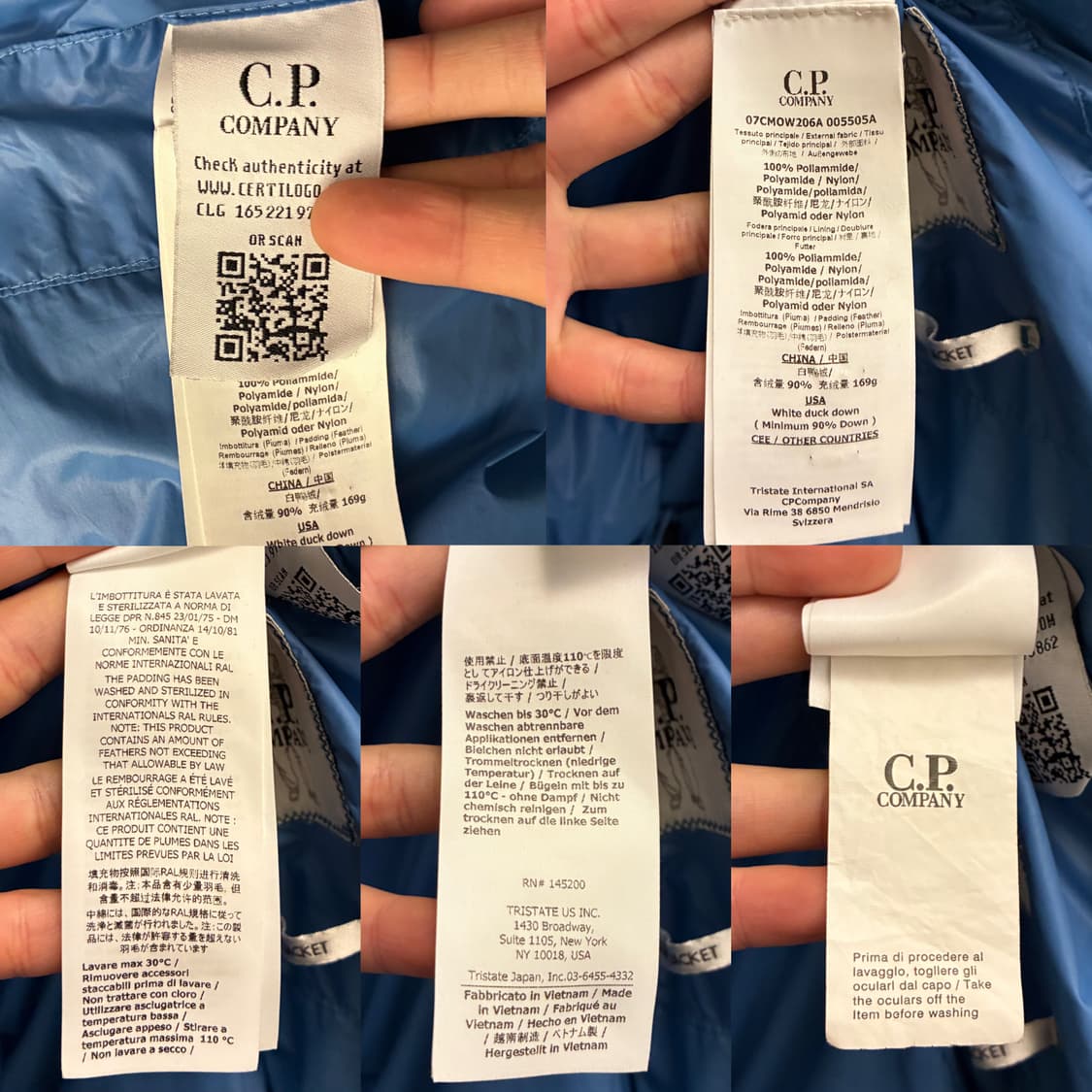 (100)19FW CP컴퍼니 D.D 쉘 푸퍼 고글 다운 패딩점퍼 상품이미지9