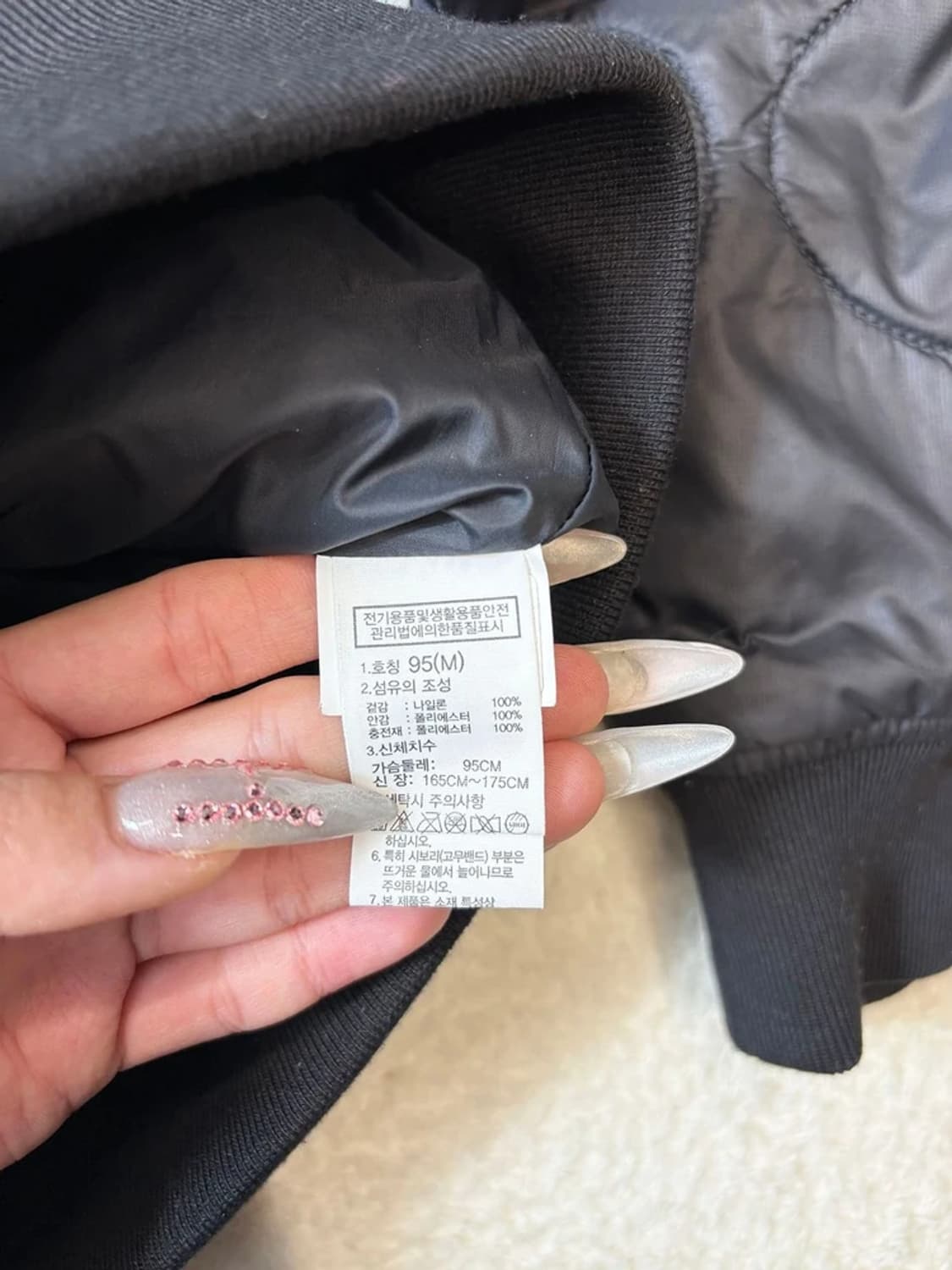 노스페이스 블랙 퀼팅 피스모 패디드 자켓 PN6061    상품이미지8