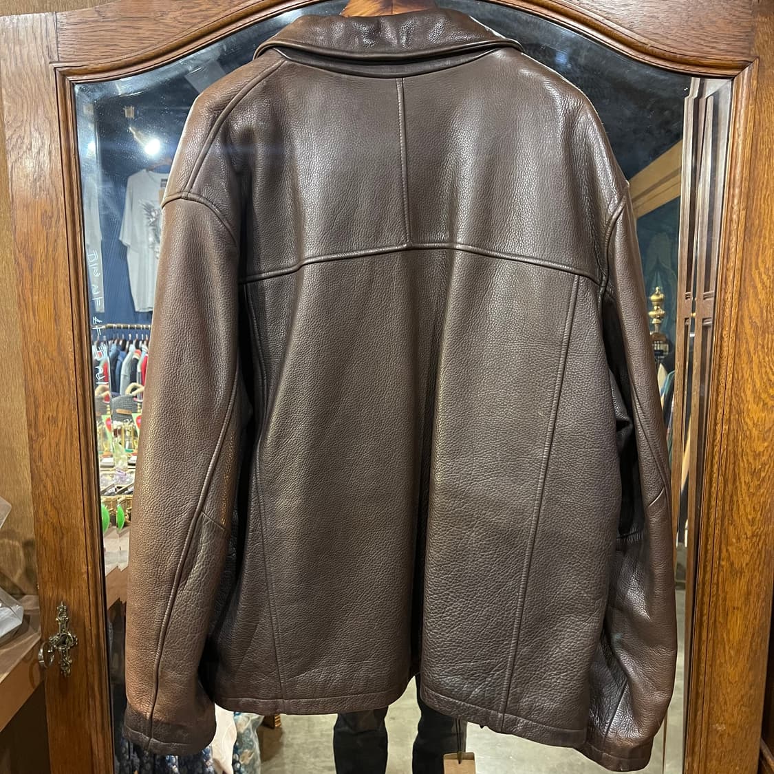 빈티지 레더 브라운자켓  상품이미지6