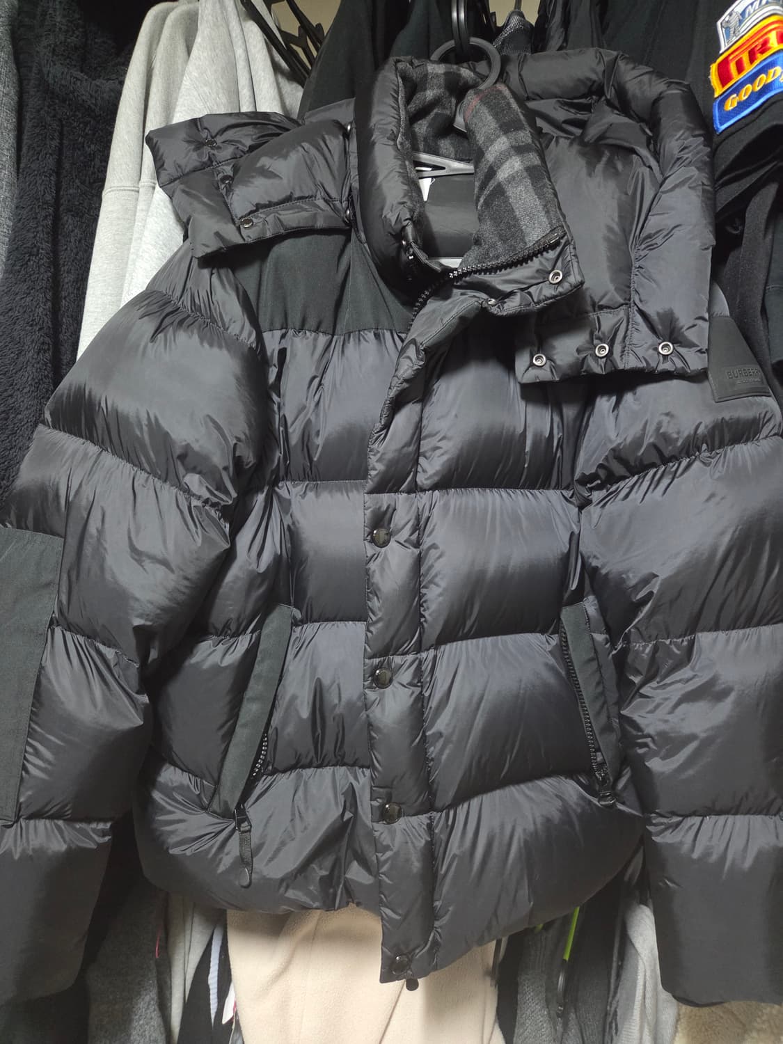 버버리 디태처블 패딩 L 상품이미지1