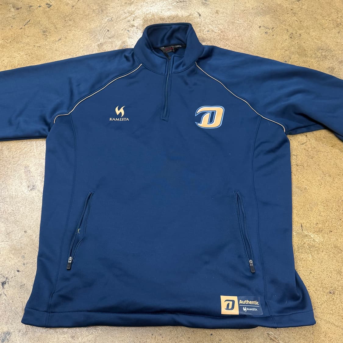 [정품/M]  NC 다이노스 어센틱 야구 하프집업 웜업 b19 상품이미지3