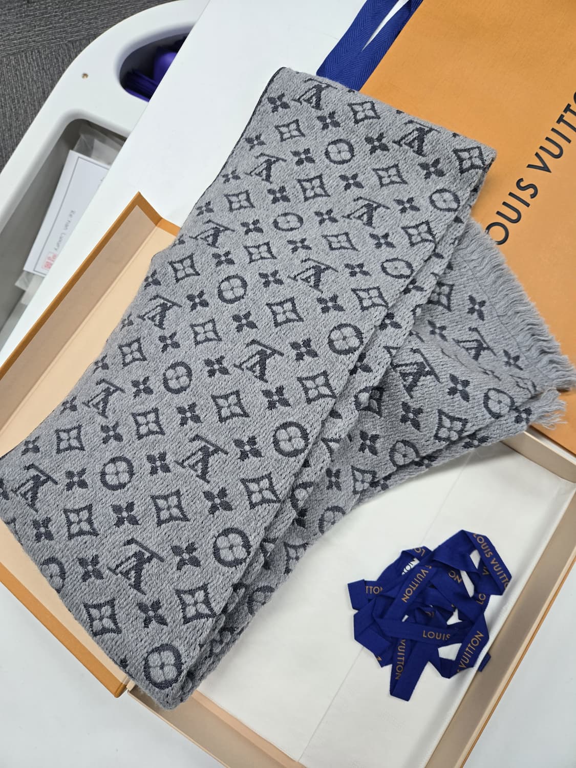 [A급컨디션]루이비통 모노그램 머플러 상품이미지4