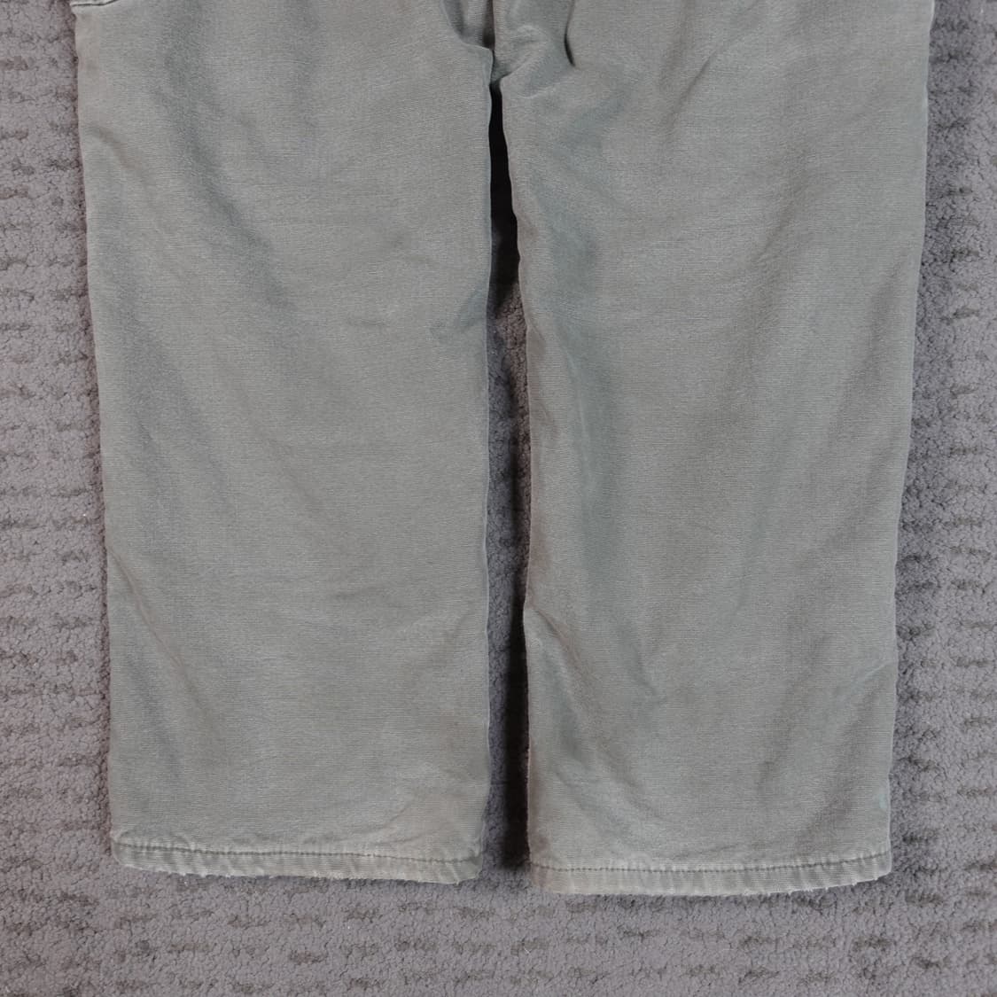 빈티지 칼하트 b11 싱글니 팬츠 누빔 모스그린 36 상품이미지8
