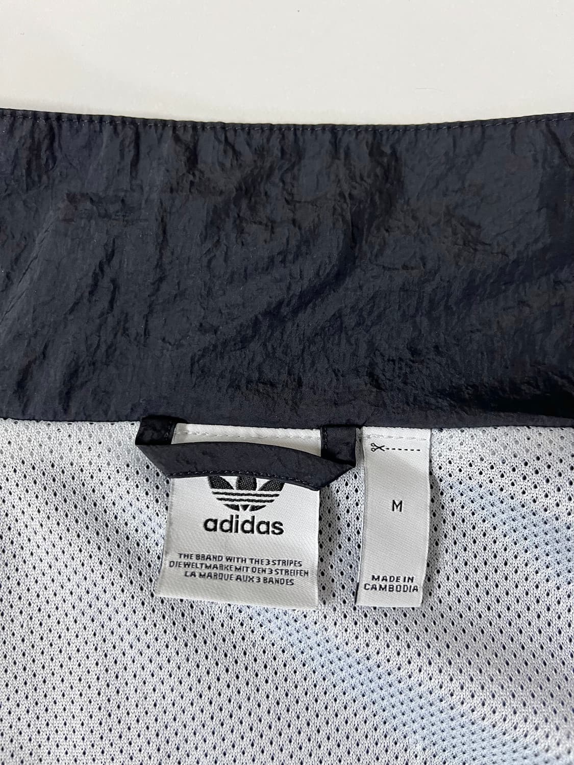 M) 아디다스 크롭 바람막이 자켓 블랙 상품이미지6