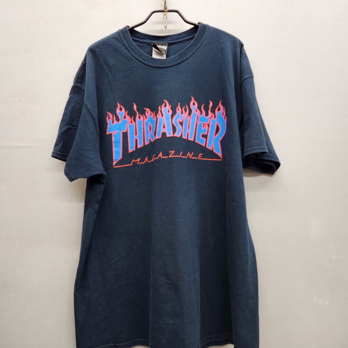 트레셔 빅로고 빈티지 프린팅 반팔티 XL(XL) 상품이미지1