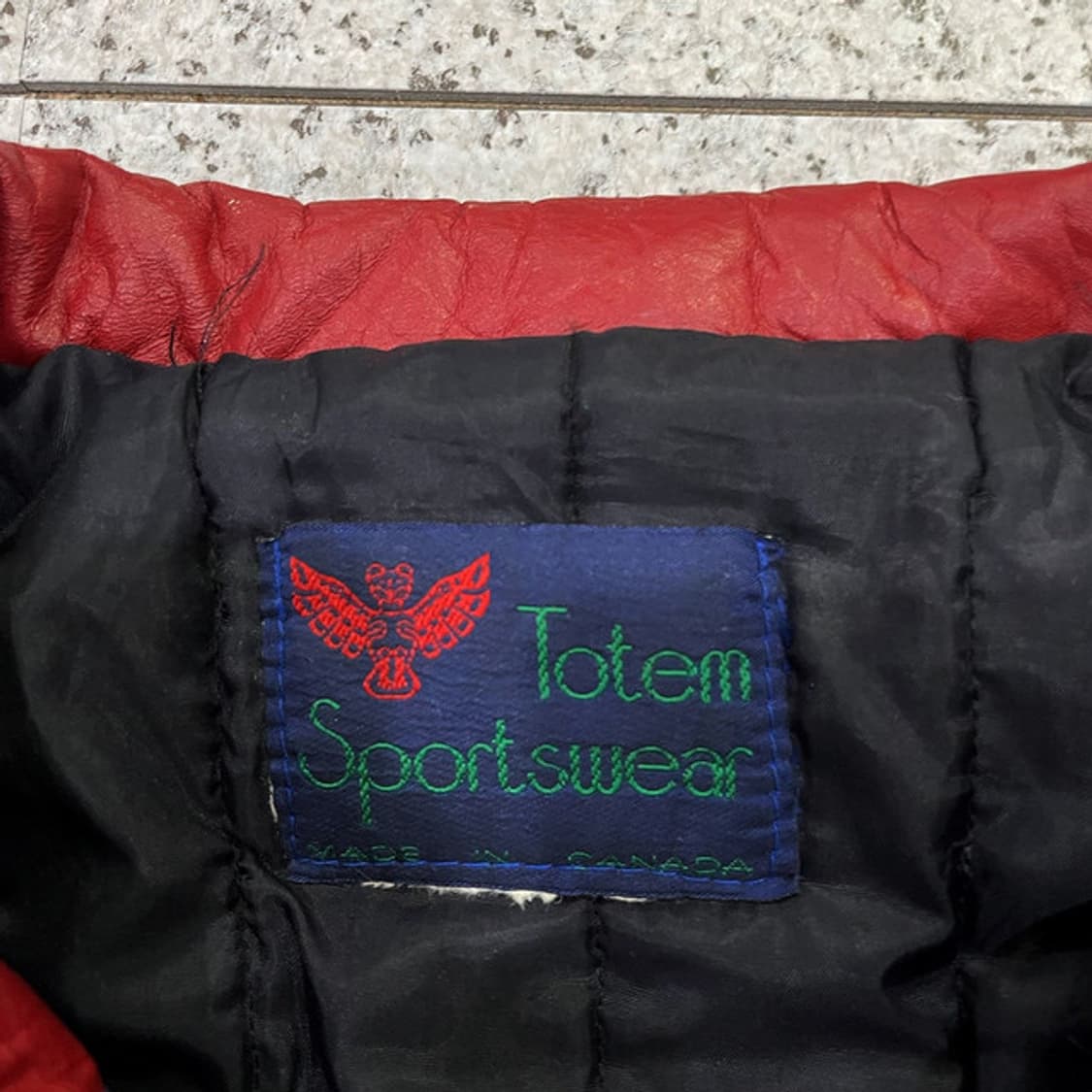 밴쿠버 썬더버드 빈티지 바시티 자켓 (L) 상품이미지6