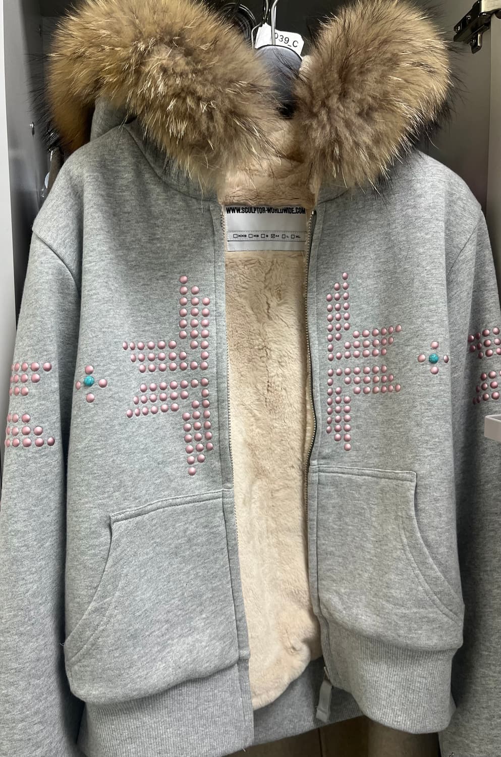 스컬프터 퍼 트리밍 후드 Fur Trimming Hooded Zip-Up 상품이미지7