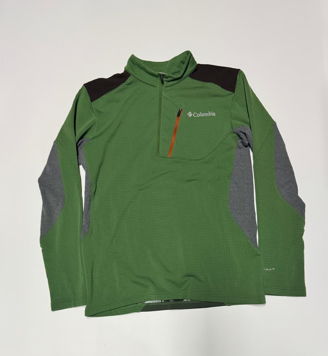 컬럼비아 옴니히트 발열 등산 반집업 티셔츠 M 상품이미지1