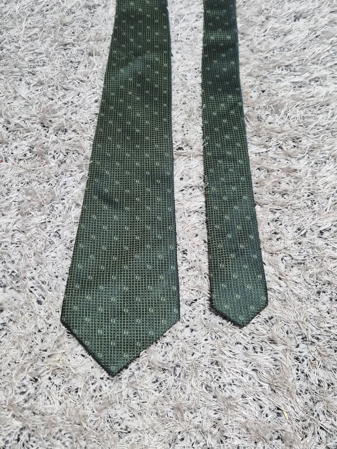 펜디Fendi 메인로고 도트 패턴 넥타이 Free - N37 상품이미지5