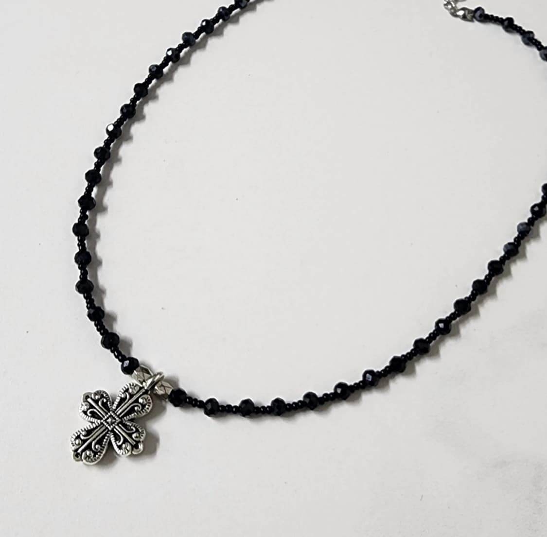 빈티지 십자가 목걸이 상품이미지1