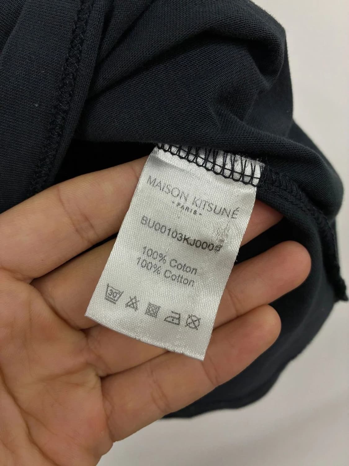 메종키츠네 더블폭스 헤드 패치 반팔 티셔츠 PN9786 상품이미지7
