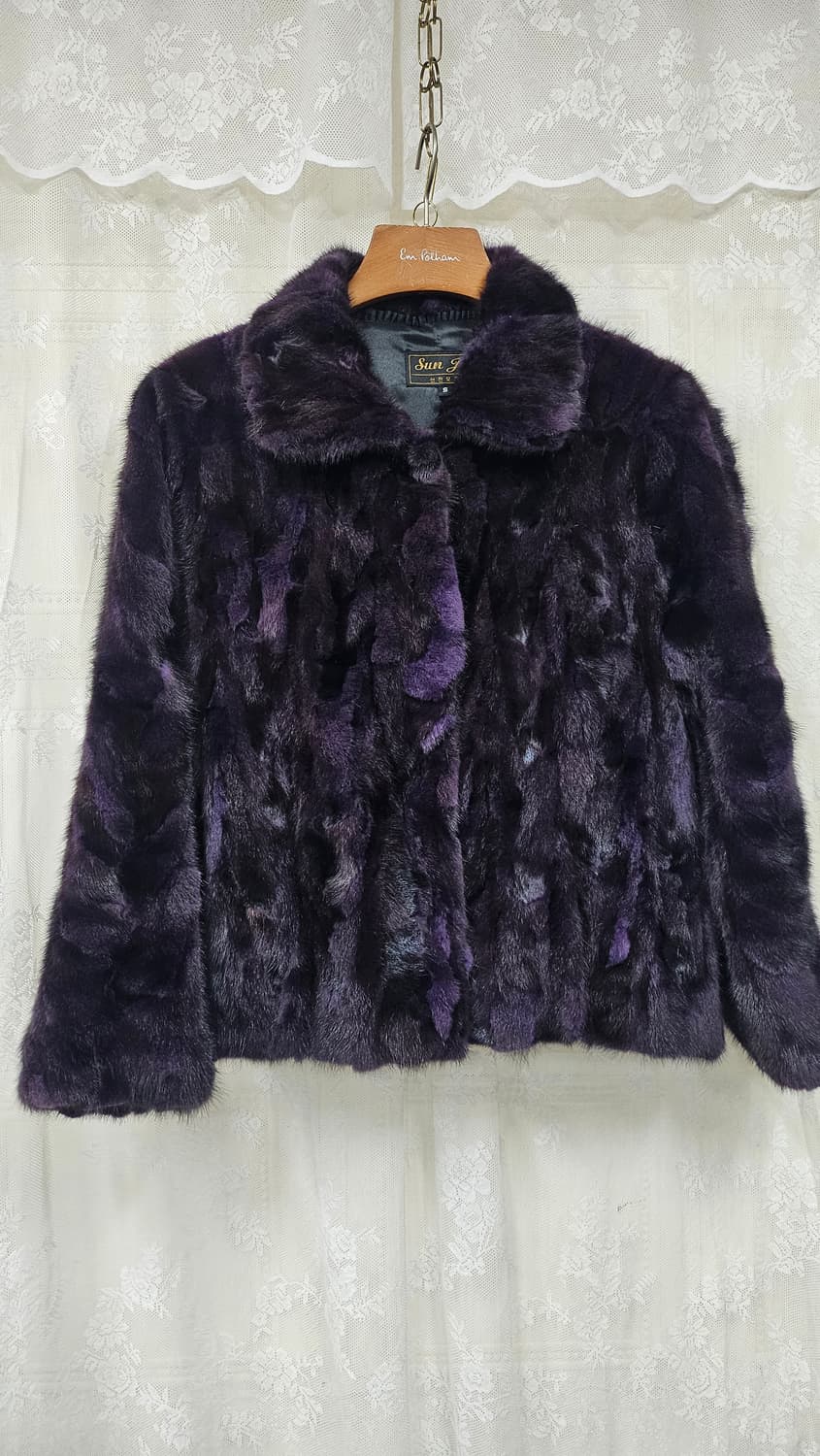 밍크 보라색 자켓 상품이미지2