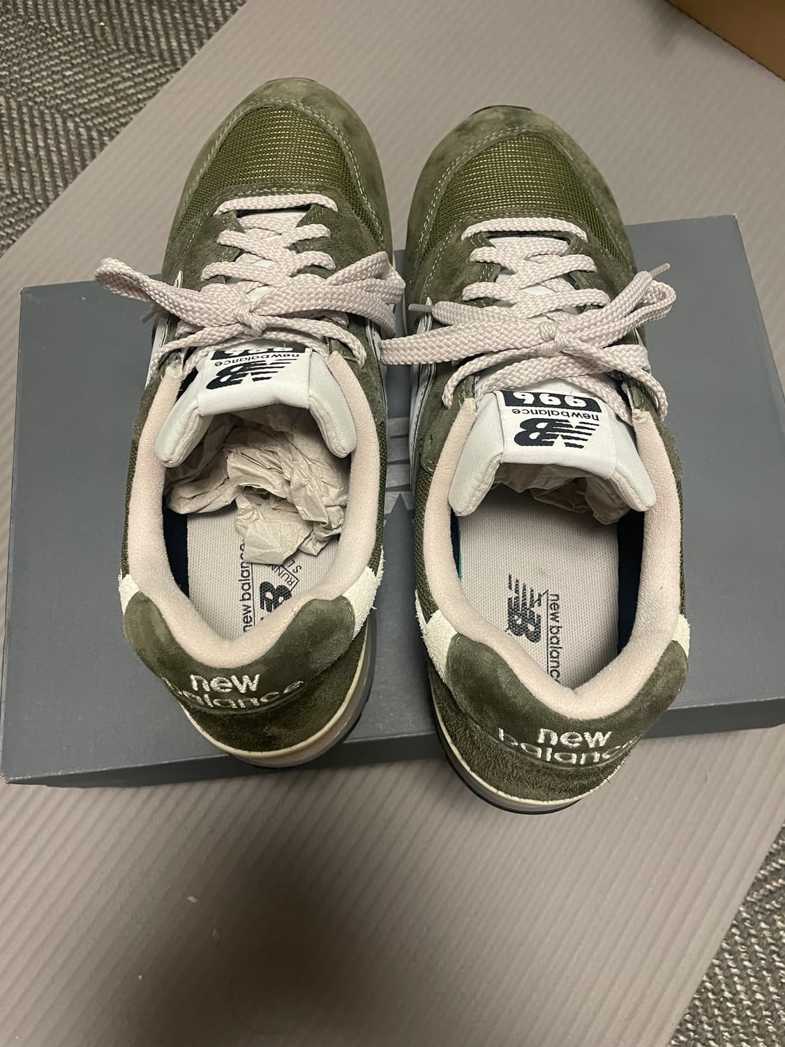 뉴발란스 996 올리브 다크 그린(CM996RY2)280사이즈 상품이미지2