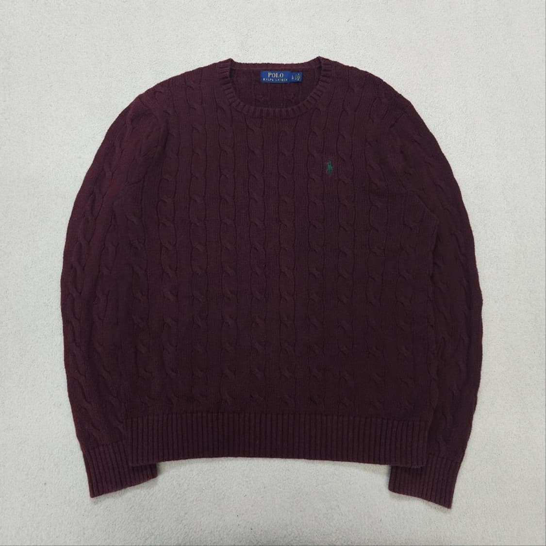 폴로 랄프 로렌 신형 케이블 니트 L 상품이미지1