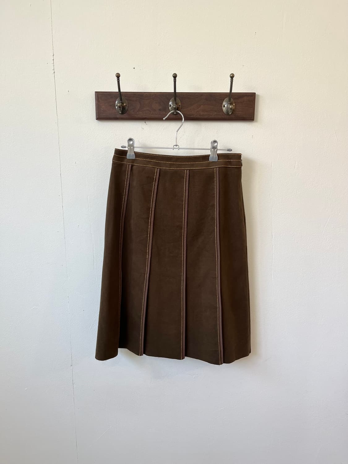 Cherissable 올리브 미디스커트 상품이미지2