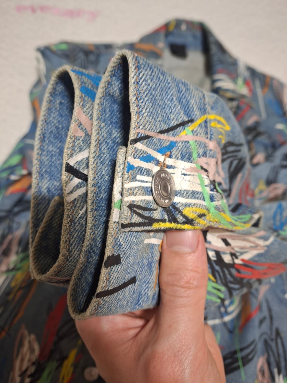 [48] 디올 옴므 2015 그래피티 청자켓 상품이미지8