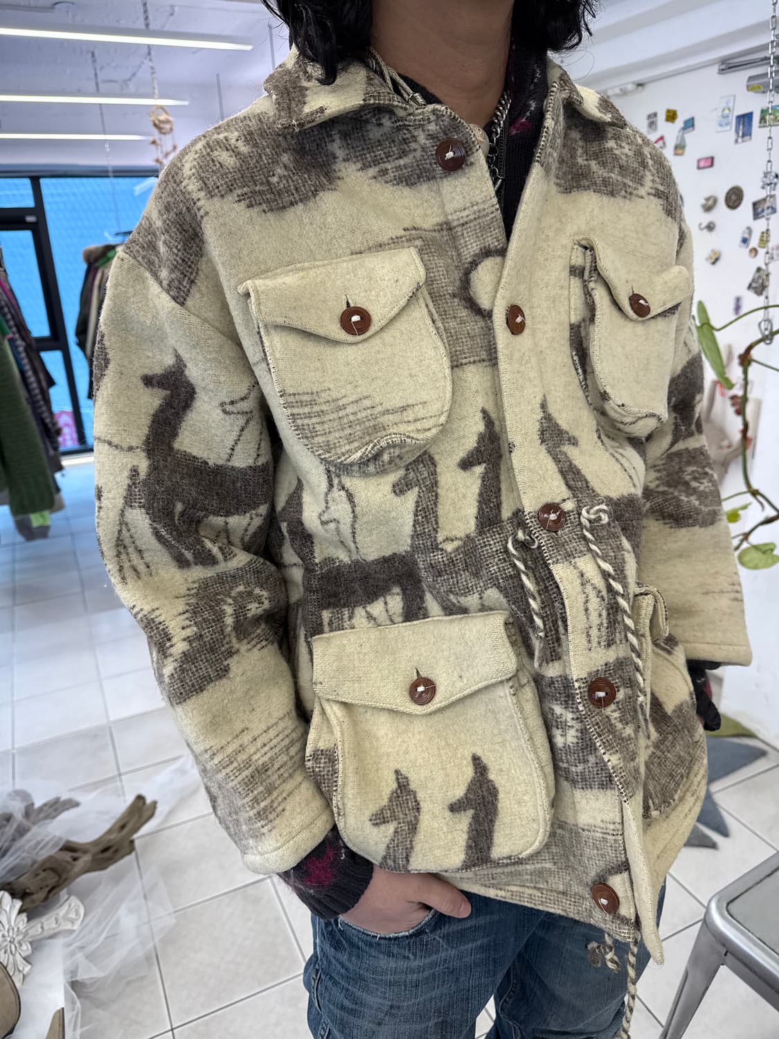 ethnic wool jacket 상품이미지6