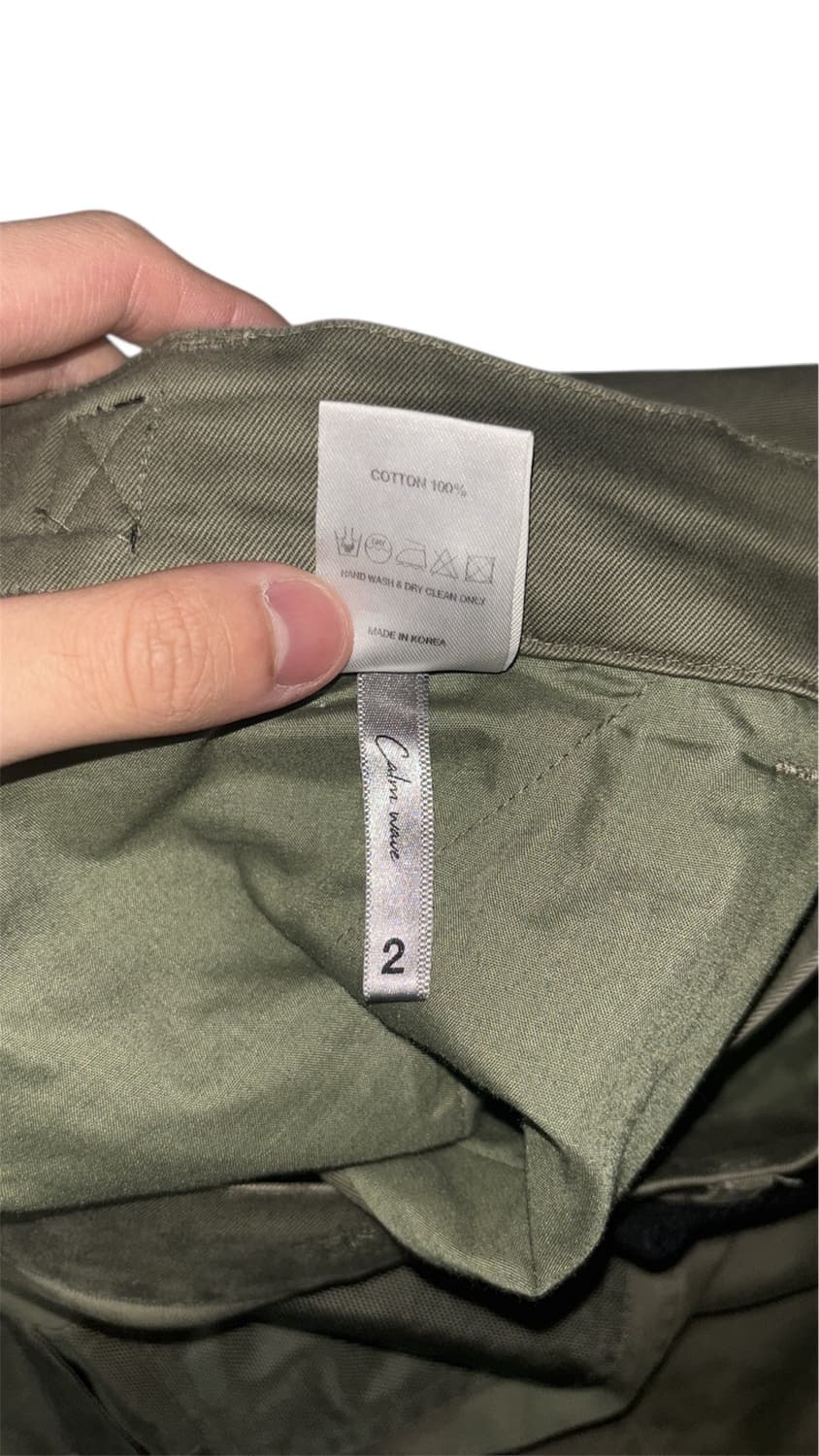 Far Archive Layerd Work Pants Olive 상품이미지9