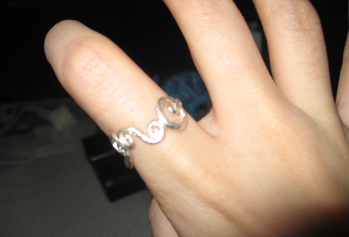 뭉텅 dance 반지 실버링 은반지 포인트링 레이어드링 상품이미지2